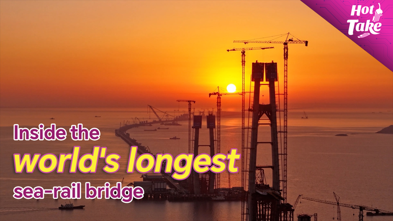 Inside the World’s Longest Cross-Sea High-Speed Rail Bridge video poster