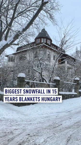 Hungary Paralyzed by Record Snowfall in 15 Years ❄️ video poster