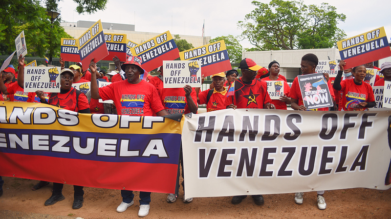 Pretoria_Protest__South_Africans_Demand_US_Release_of_Maduro_and_Cilia_poster - News for amigos, by amigos Pretoria_Protest__South_Africans_Demand_US_Release_of_Maduro_and_Cilia video poster