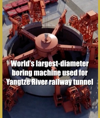 Qiming__World_s_Largest_Shaft_Boring_Machine_Digs_Yangtze_River_Tunnel video poster