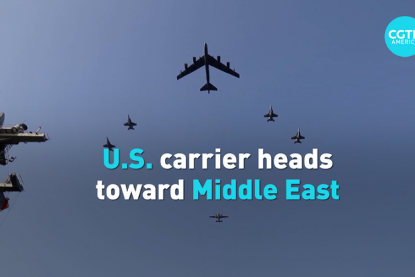 US_Carrier_Strike_Group_Heads_to_Middle_East_Amid_Iran_Tensions video poster