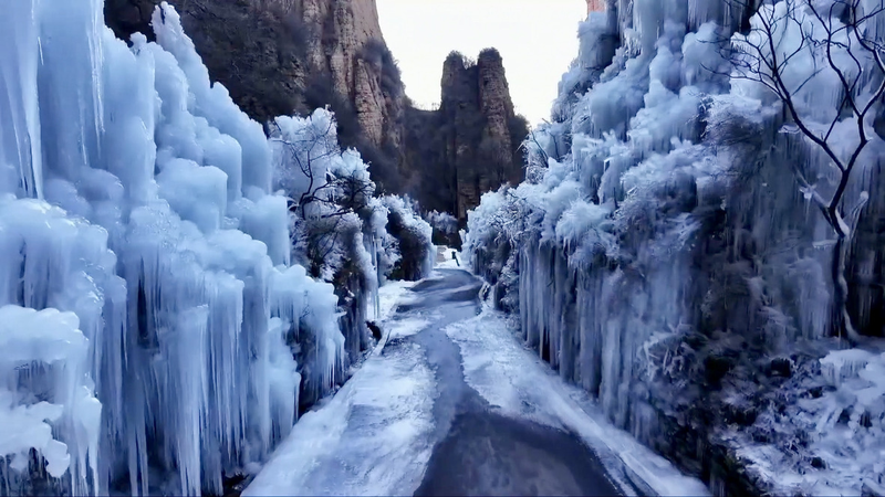 Winter_Magic__Icy_Waterfalls_Transform_Taihang_Mountains video poster